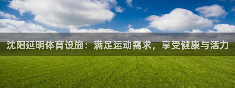 意昂3娱乐40996：沈阳延明体育设施：满足运动需求