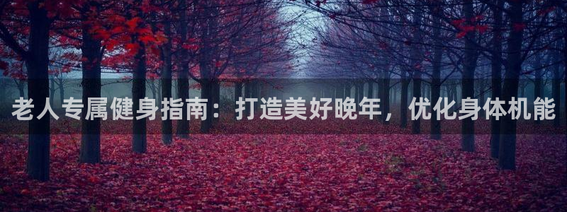 意昂3娱乐：老人专属健身指南：打造美好晚年，优化身体