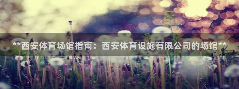 意昂体育3招商电话：**西安体育场馆指南：西安体育设
