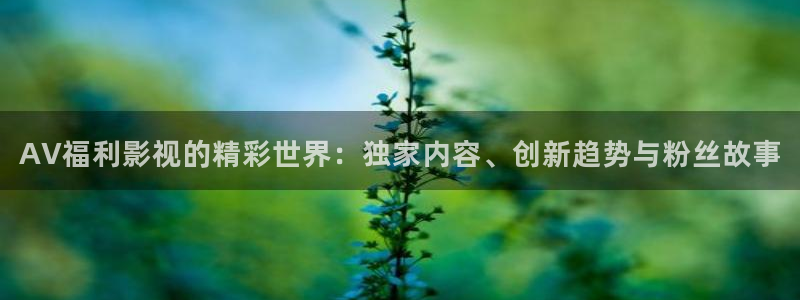 柳舟记驰策影院：AV福利影视的精彩世界：独家内容、创新趋势与粉丝故事