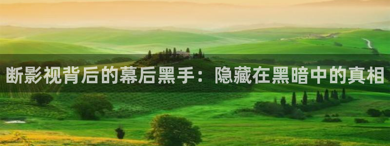 驰策驰影院理论：断影视背后的幕后黑手：隐藏在黑暗中的真相
